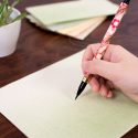 You can create your own favorite letter set using Japanese-style paper.